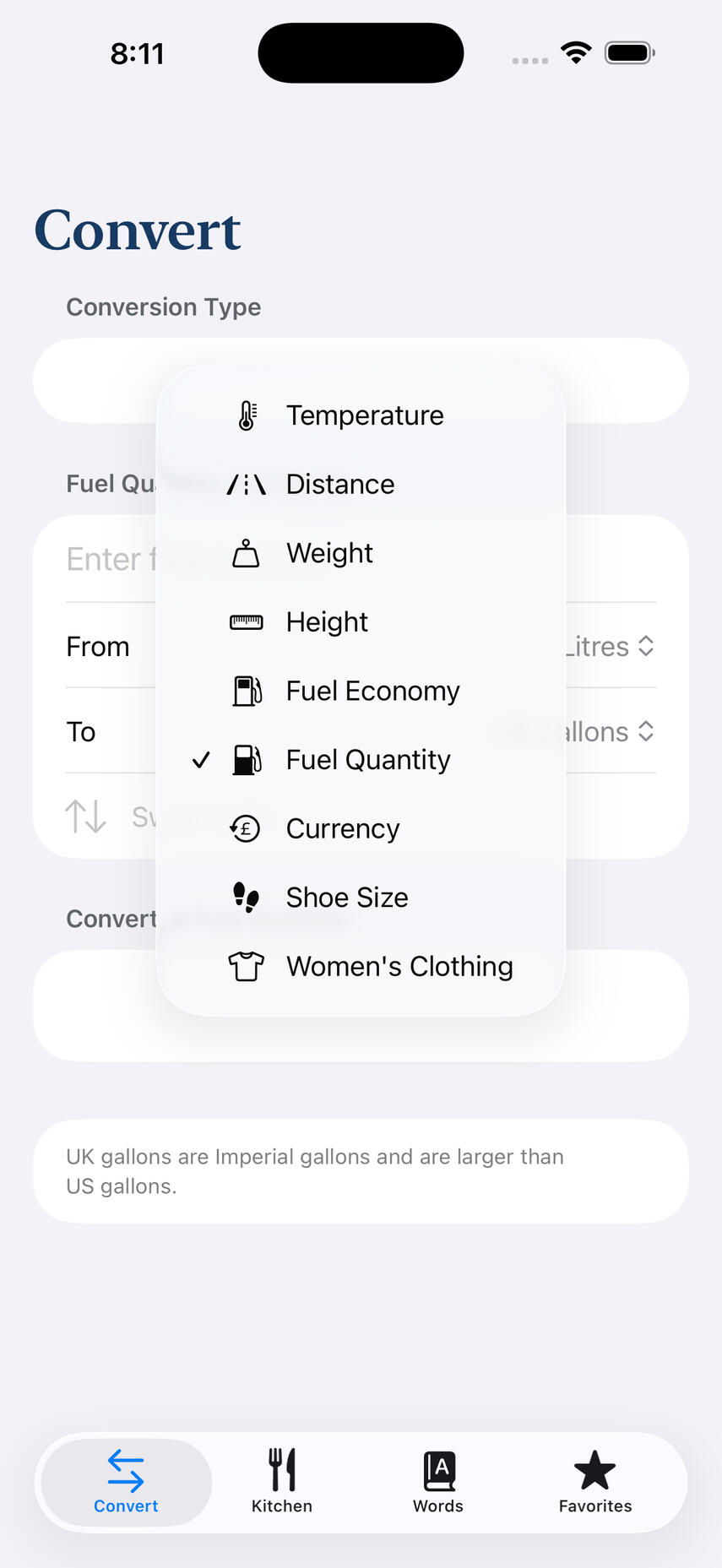 Convert Large convert screenshot