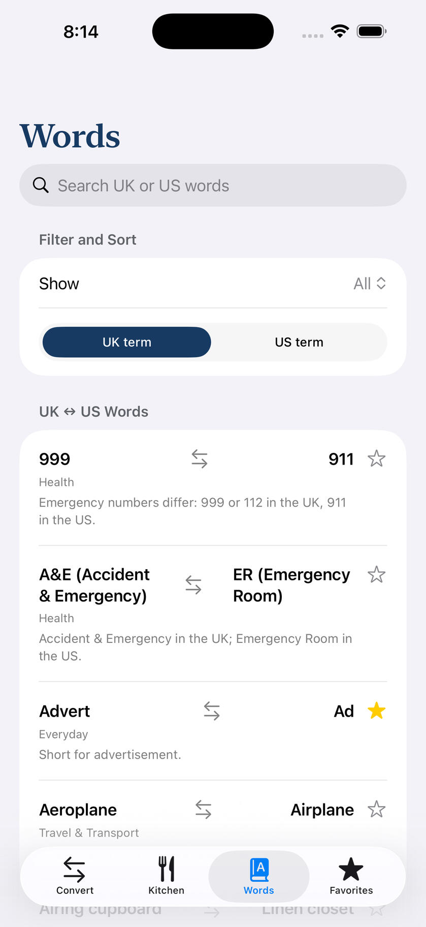 Words Words screenshot